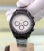 New Style Omega Speedmaster Chronograph Black Steel Watches-Best Omega Replica Watches